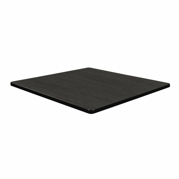 Animacion 36 in. Square Laminate Table Top, Ash Grey & White AN3178106